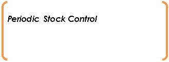 Parenthèses: Periodic  Stock Control